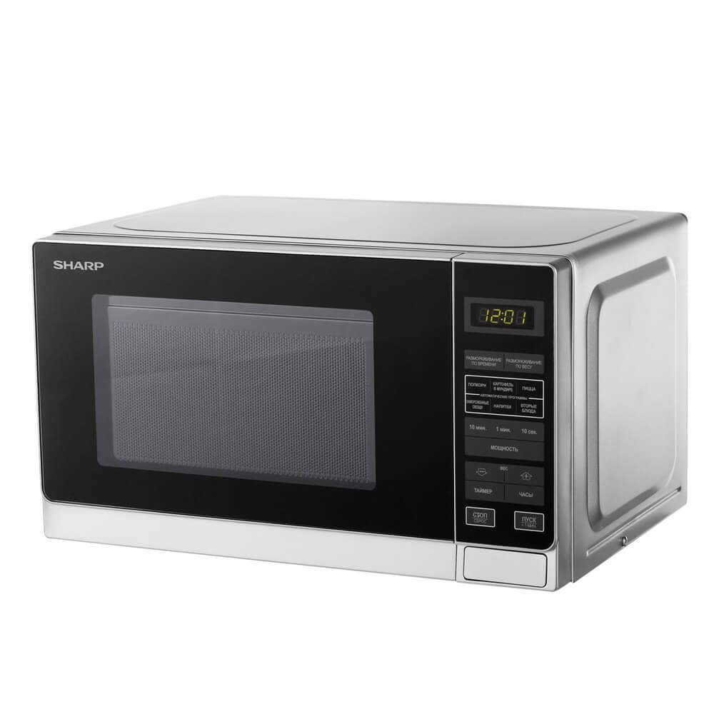 Микроволновая печь Sharp R-2772RSL, серебристый