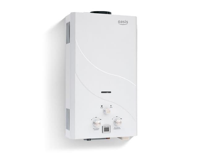 Настенный проточный газовый водонагреватель Oasis OR-20W(R)