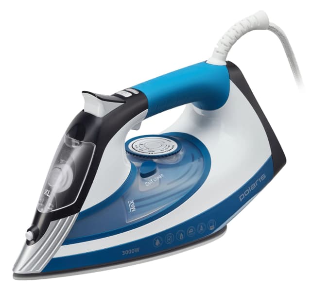 Утюг Polaris PIR 3033 SG AK белый/синий