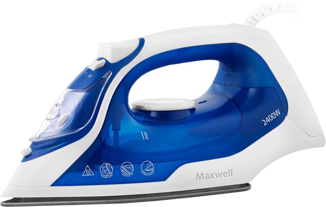 Утюг Maxwell MW-3007 белый/синий