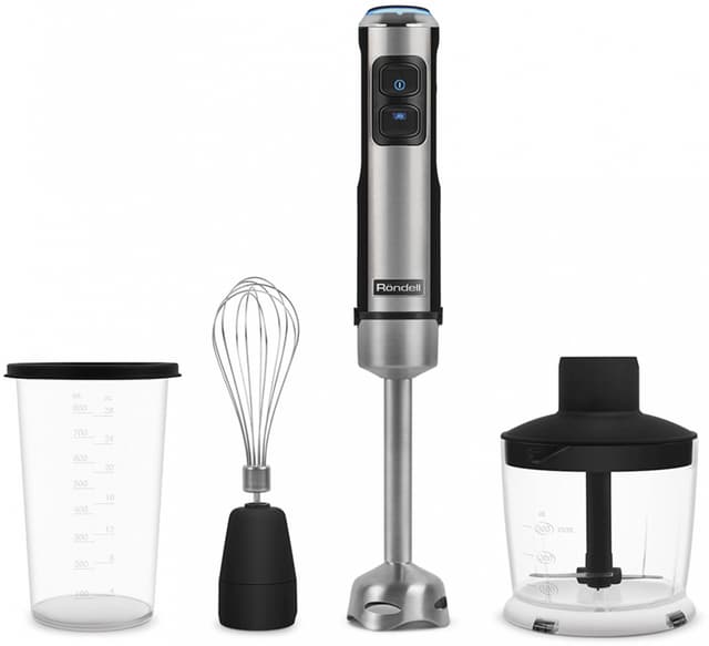 Блендер погружной Rondell RDE-1300 серебристый