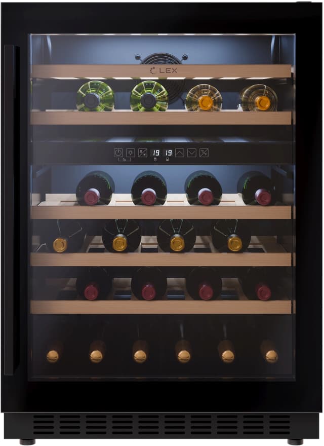 Винный шкаф Lex LWD6046BL dual zone
