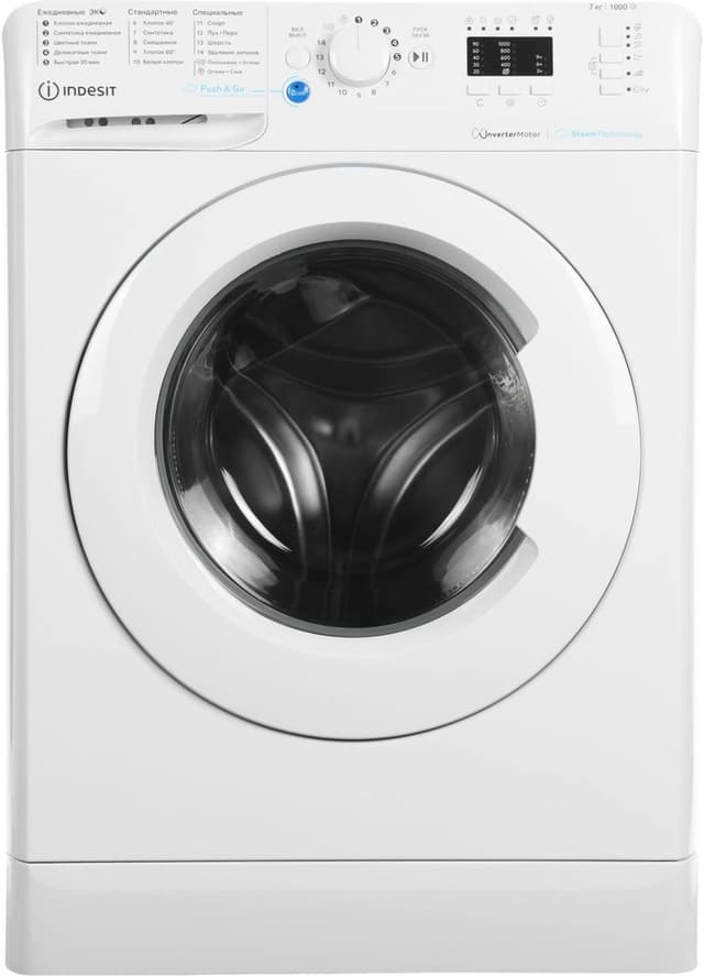 Стиральная машина INDESIT BWSA 7109 WWV RU 869895600070