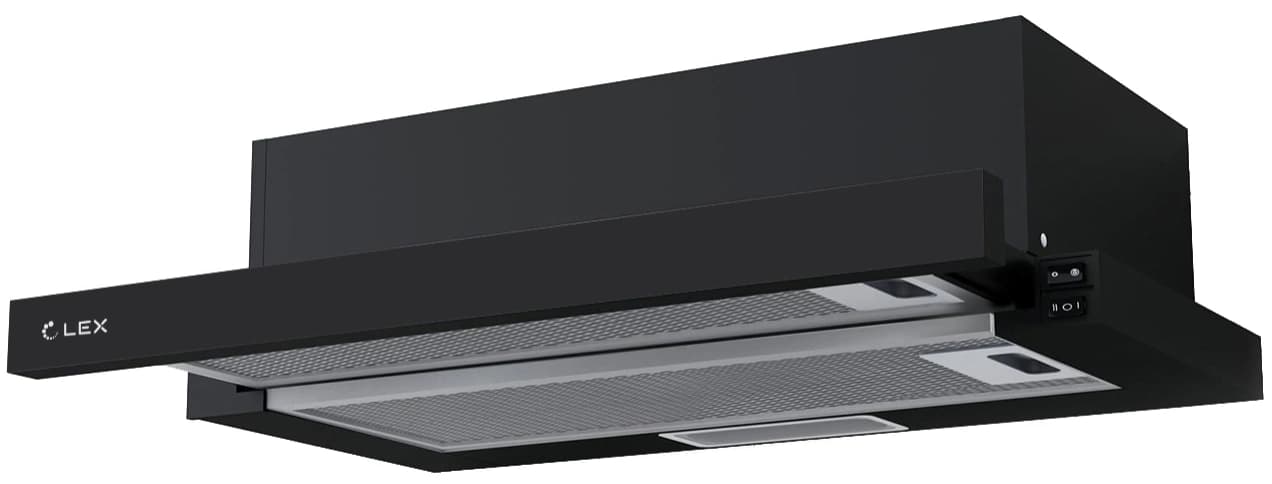 Вытяжка встраиваемая Lex HIDE 600 черный