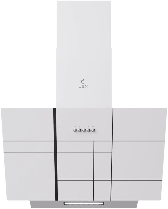 Вытяжка каминная Lex Moza 600 R1 белый