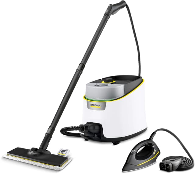 Пароочиститель напольный Karcher SC 4 Deluxe Iron EasyFix 2200Вт белый