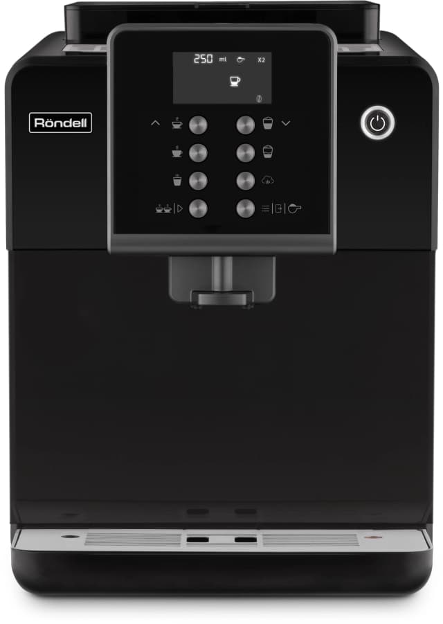 Кофемашина Rondell RDE-1107 черный/серебристый