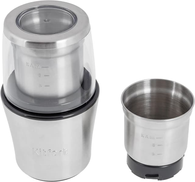 Кофемолка Kitfort КТ-1329 серебристый