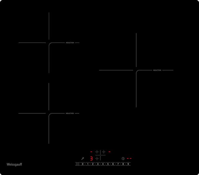 Индукционная варочная панель WEISSGAUFF HI 630 BSC