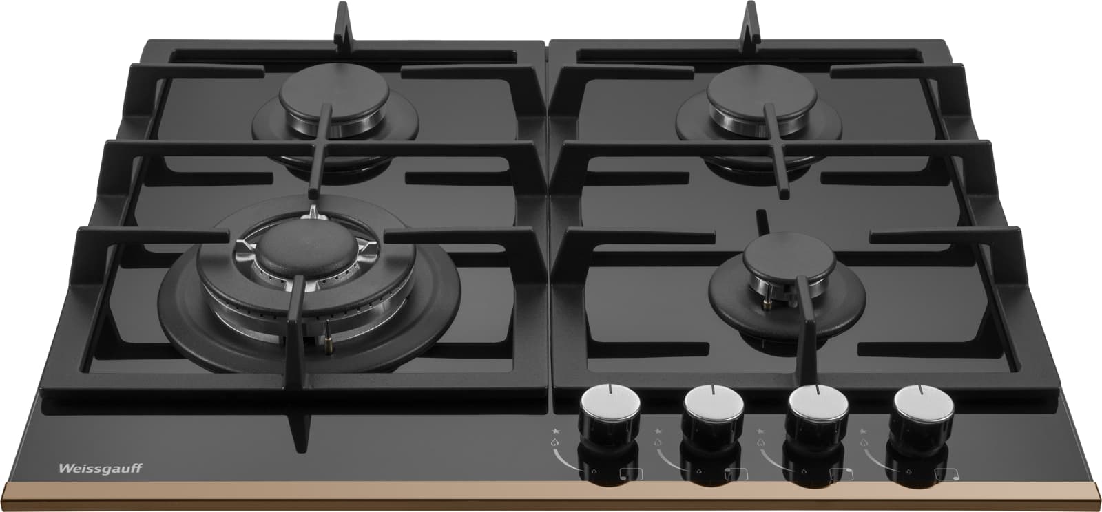 Газовая варочная поверхность Weissgauff HGG 649 BGRG