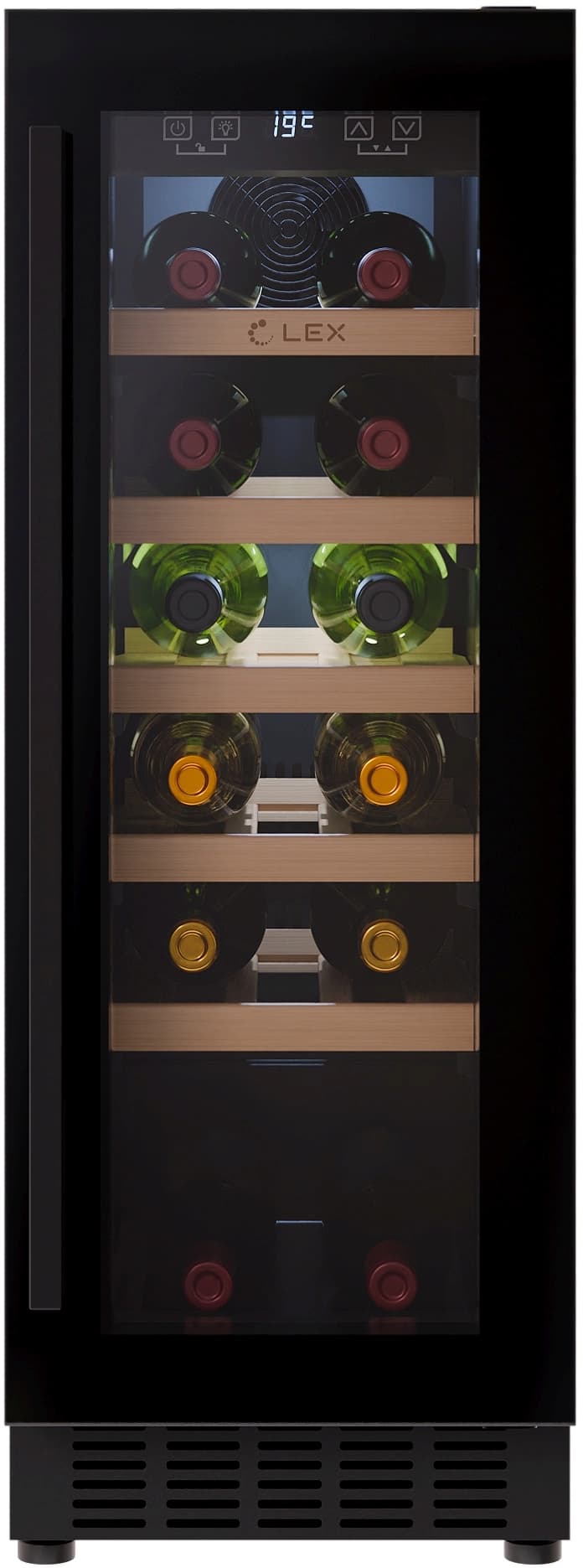 Винный шкаф Lex LWD3020BL