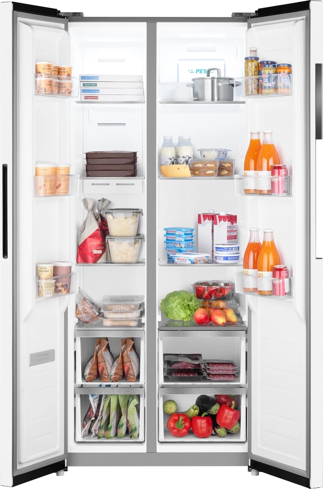 Холодильник Weissgauff WSBS 450 WNF Built-in