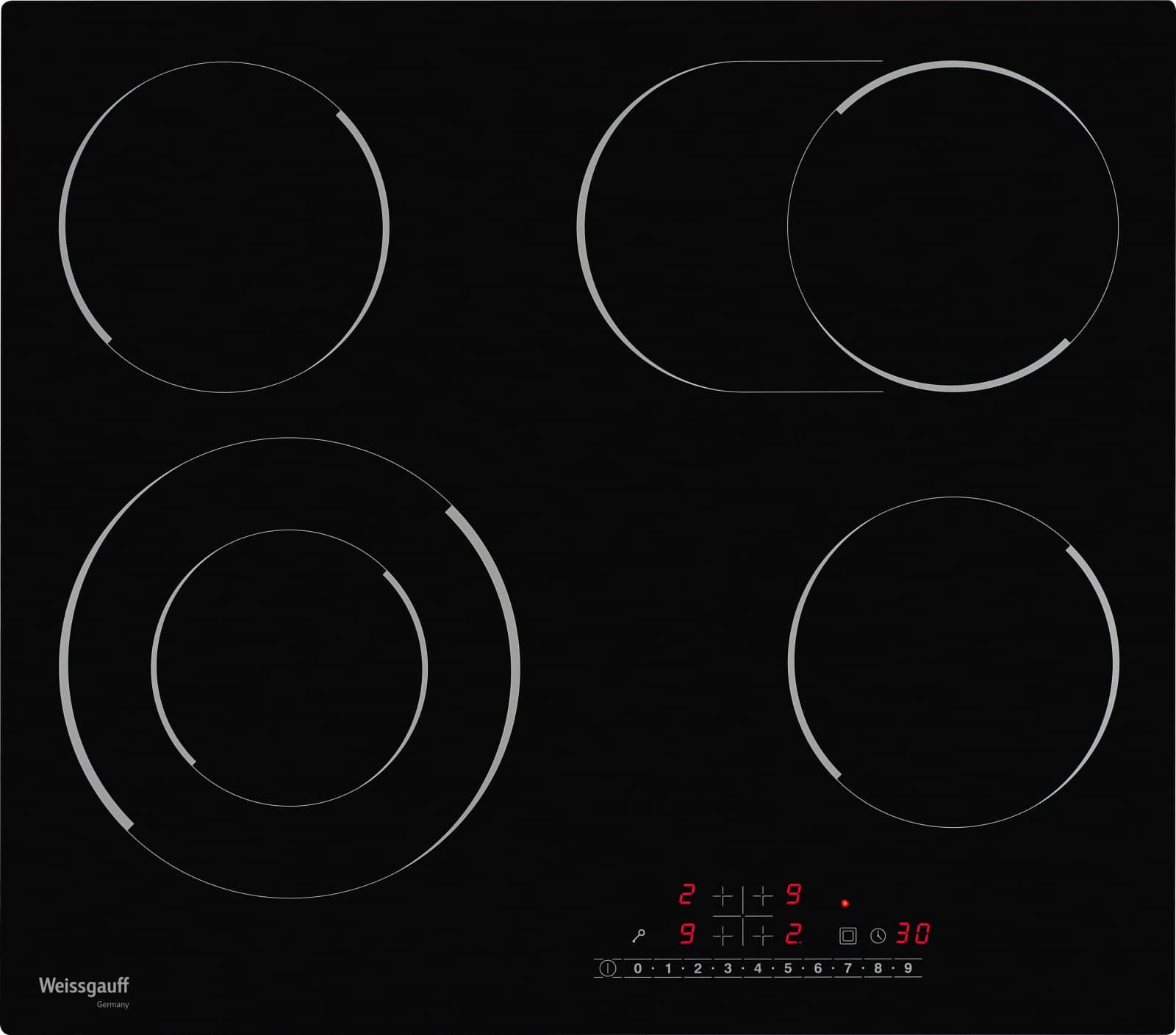 Электрическая варочная поверхность Weissgauff HV 642 BS черный