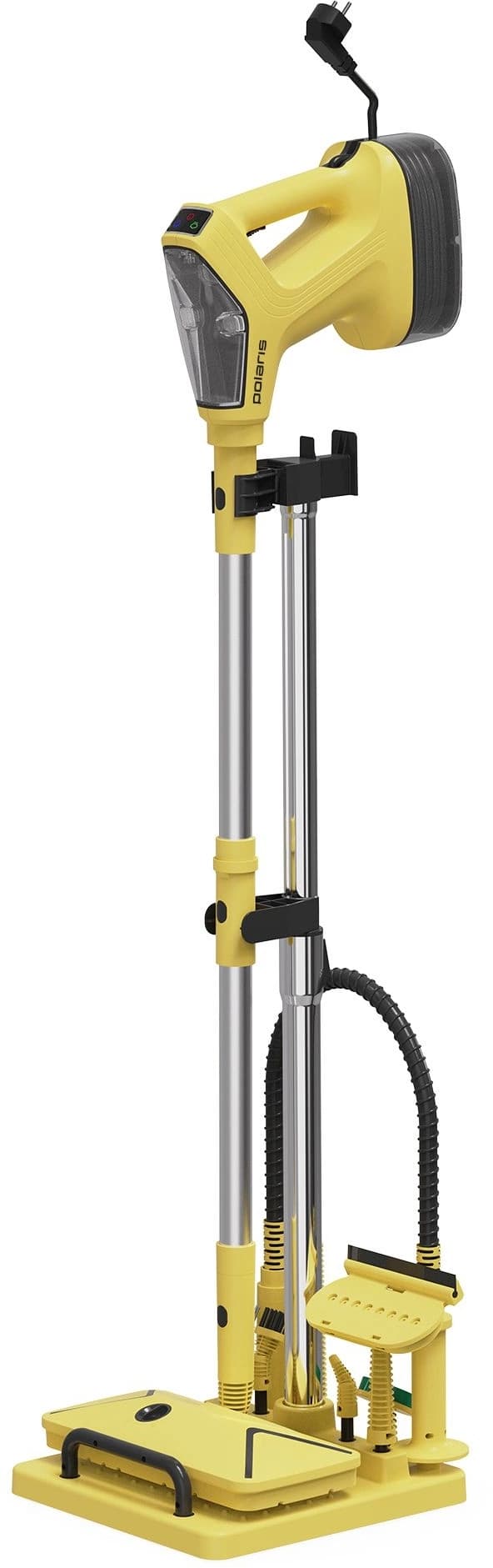 Пароочиститель напольный Polaris PSC 1701C 1700Вт желтый/черный