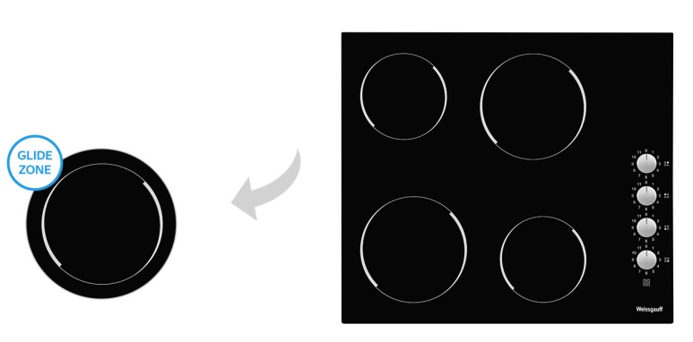 Электрическая варочная панель WEISSGAUFF HV 640 BK