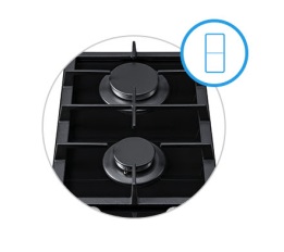 Газовая варочная панель WEISSGAUFF HGG 320 BGh