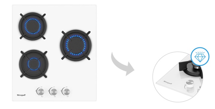 Газовая варочная панель WEISSGAUFF HG 430 WGV