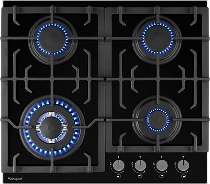 Газовая варочная панель WEISSGAUFF HGG 641 BGSV