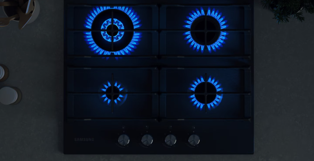 Газовая варочная панель SAMSUNG NA64H3030AK/WT BLACK Газовая варочная панель SAMSUNG NA64H3030AK/WT BLACK