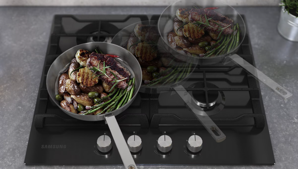 Газовая варочная панель SAMSUNG NA64H3030AK/WT BLACK Газовая варочная панель SAMSUNG NA64H3030AK/WT BLACK