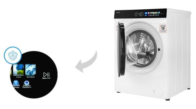 Стиральная машина WEISSGAUFF WM 999 FULL TOUCH INVERTER STEAM