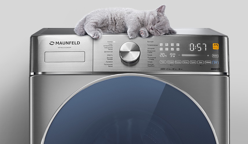 Стиральная машина с сушкой Maunfeld MFWD14106S04 Стиральная машина с сушкой Maunfeld MFWD14106S04