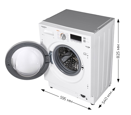 Встраиваемая стиральная машина Maunfeld MBWM1486S Встраиваемая стиральная машина Maunfeld MBWM1486S