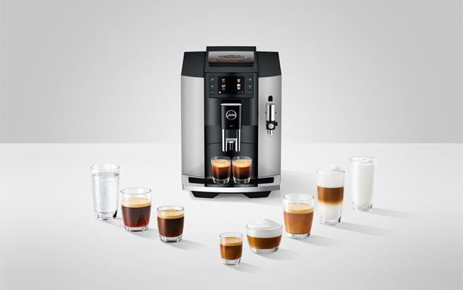 Кофемашина Jura E8, platinum