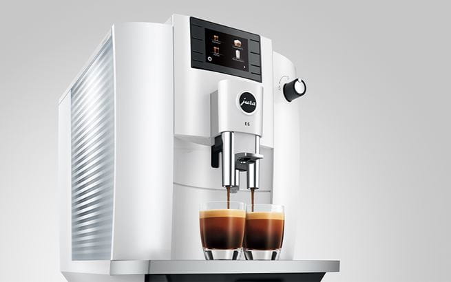 Кофемашина Jura E6 Piano White