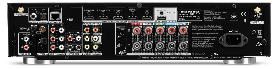 AV-ресивер Marantz NR1510 Black, превью предыдущего фото