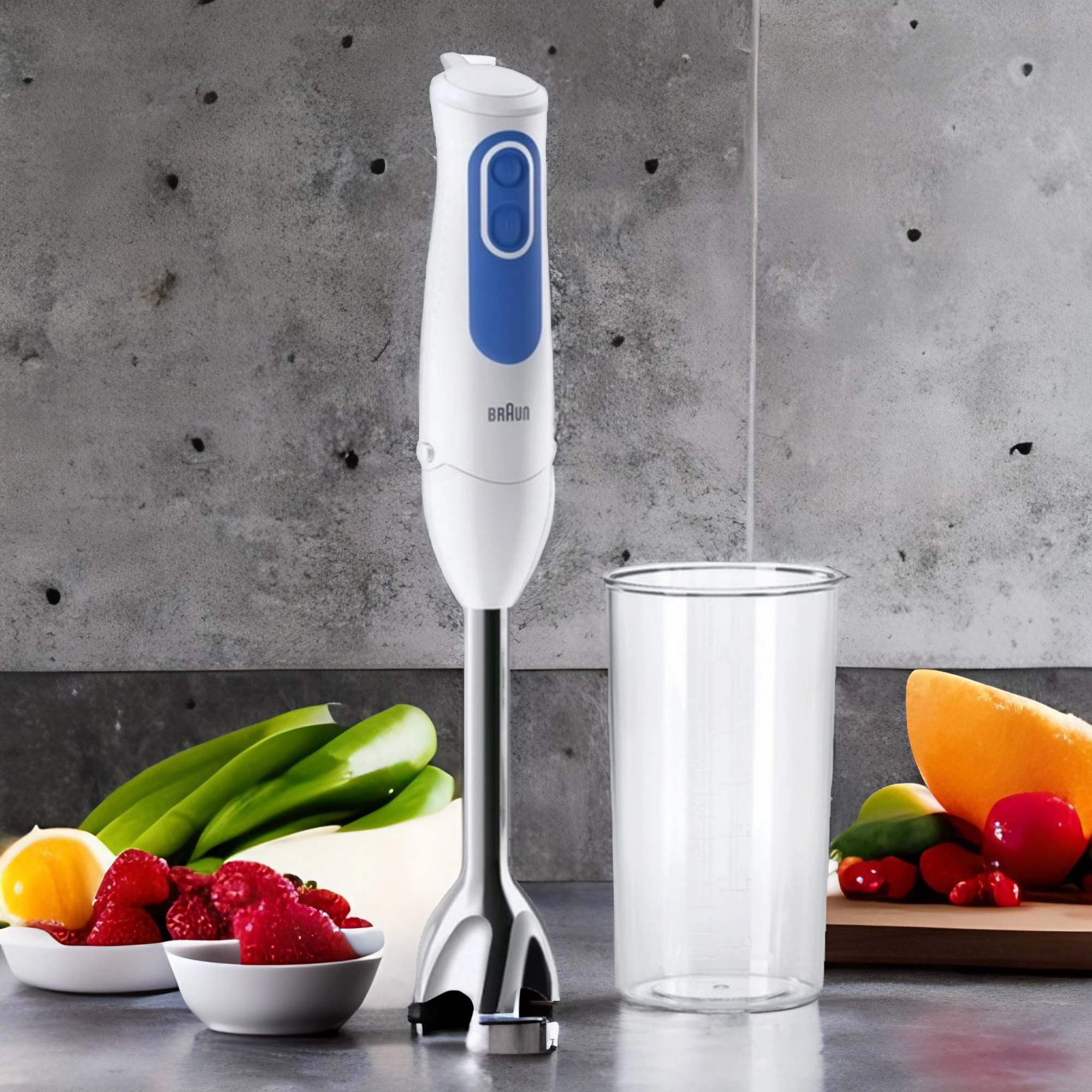 Блендер погружной Braun MQ3000 SMOOTHIE + 700Вт белый, превью предыдущего фото