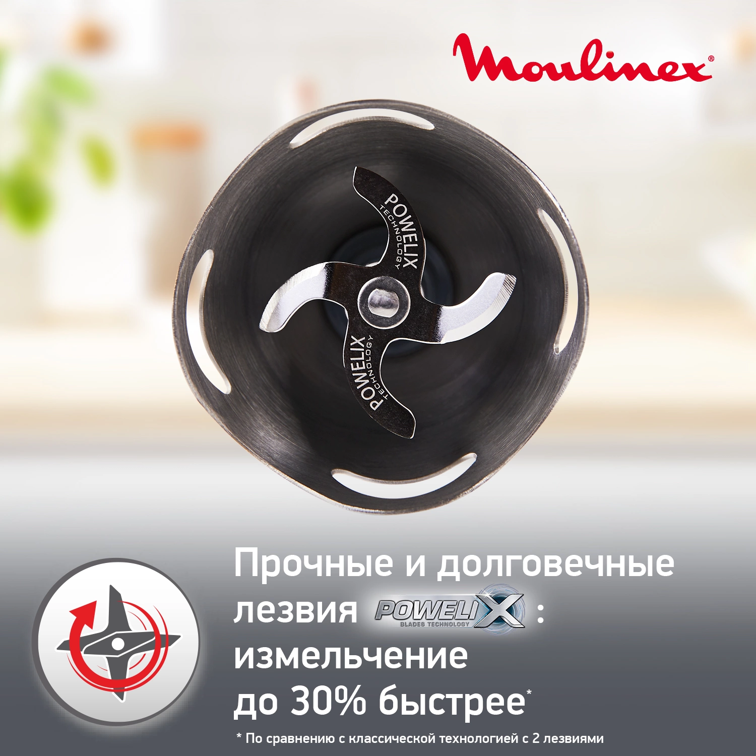 Блендер погружной Moulinex DD642132 белый, фото 10