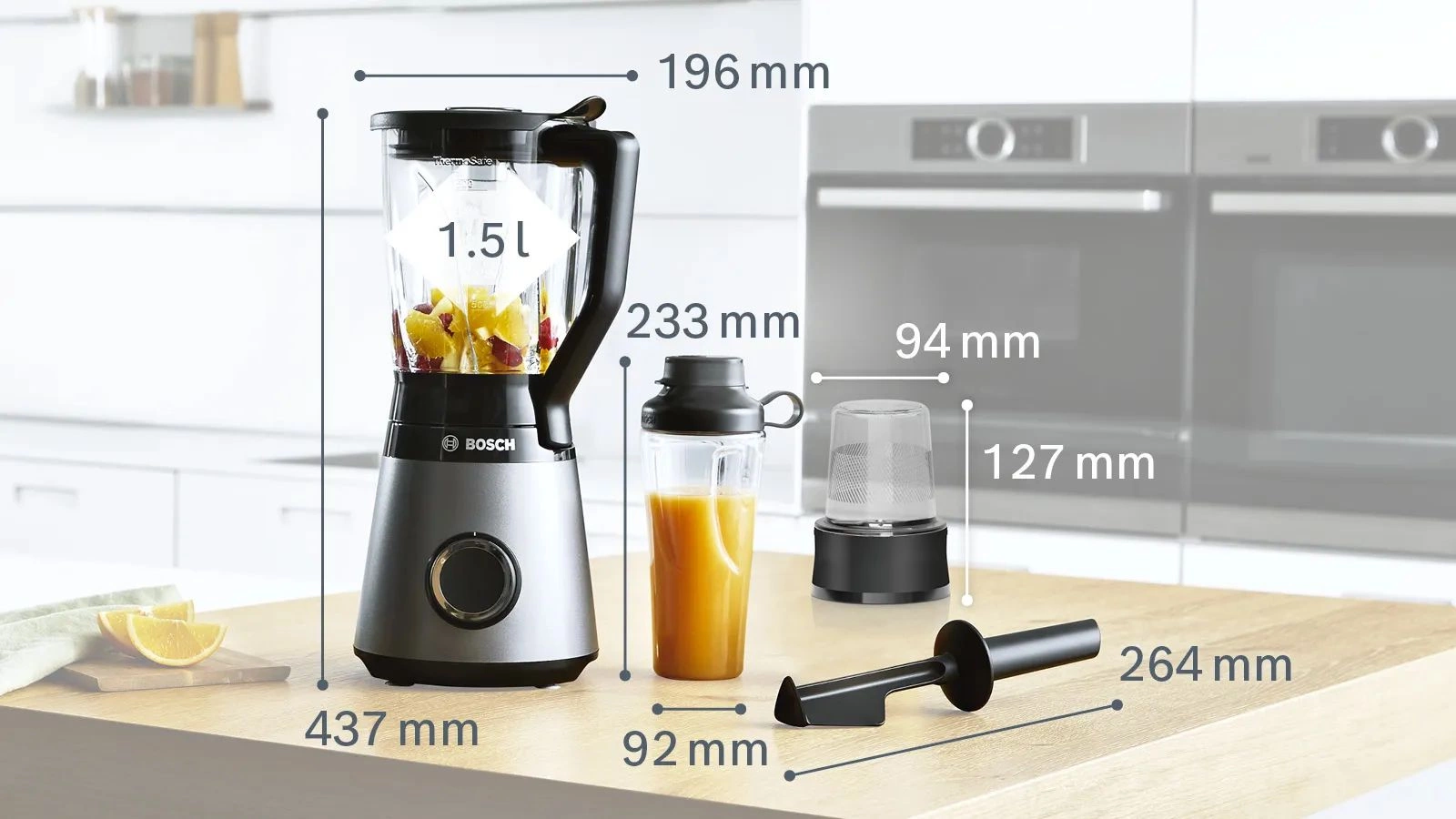 Блендер стационарный Bosch MMB6177S, фото 3