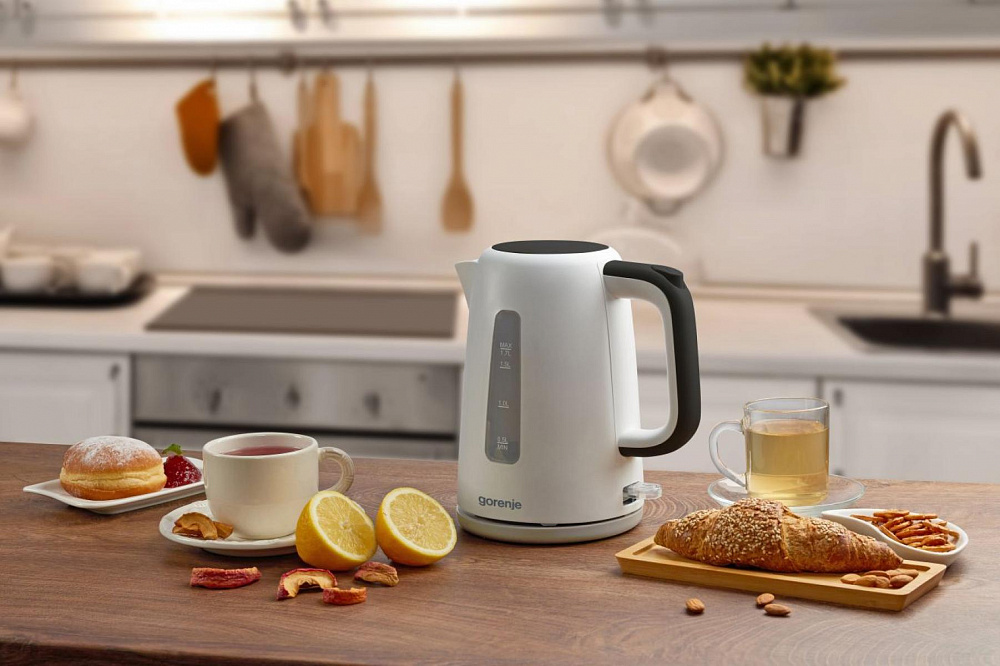 Чайник электрический Gorenje K17XG белый, фото 6