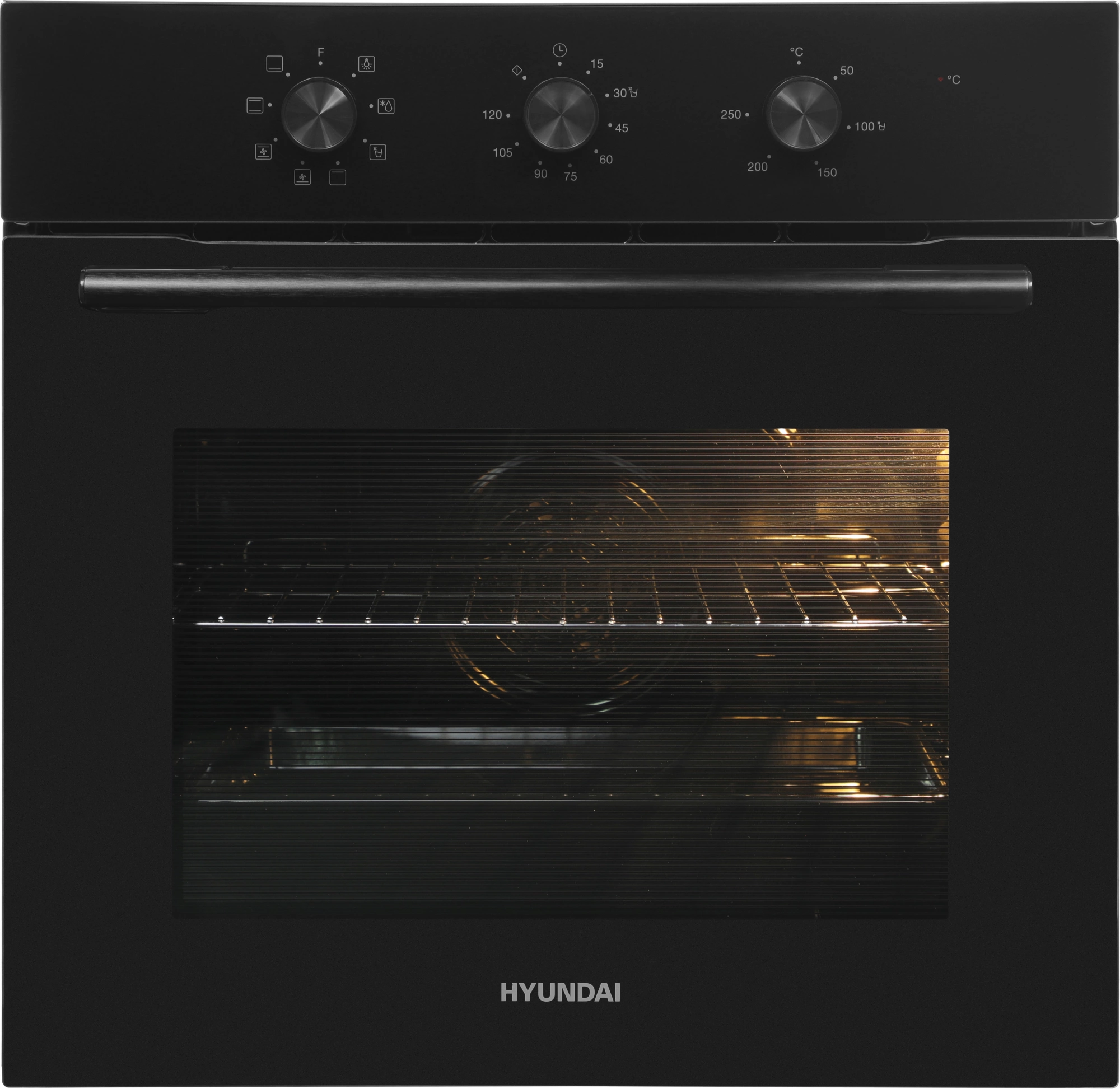 Духовой шкаф Электрический Hyundai HEO 66412 BG, фото 2
