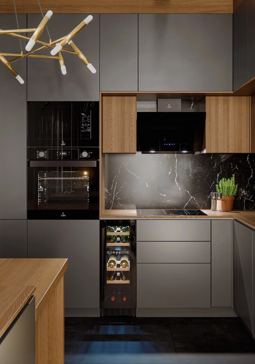 Духовой шкаф Электрический Lex EDP 610 BL Wide Series, фото 15