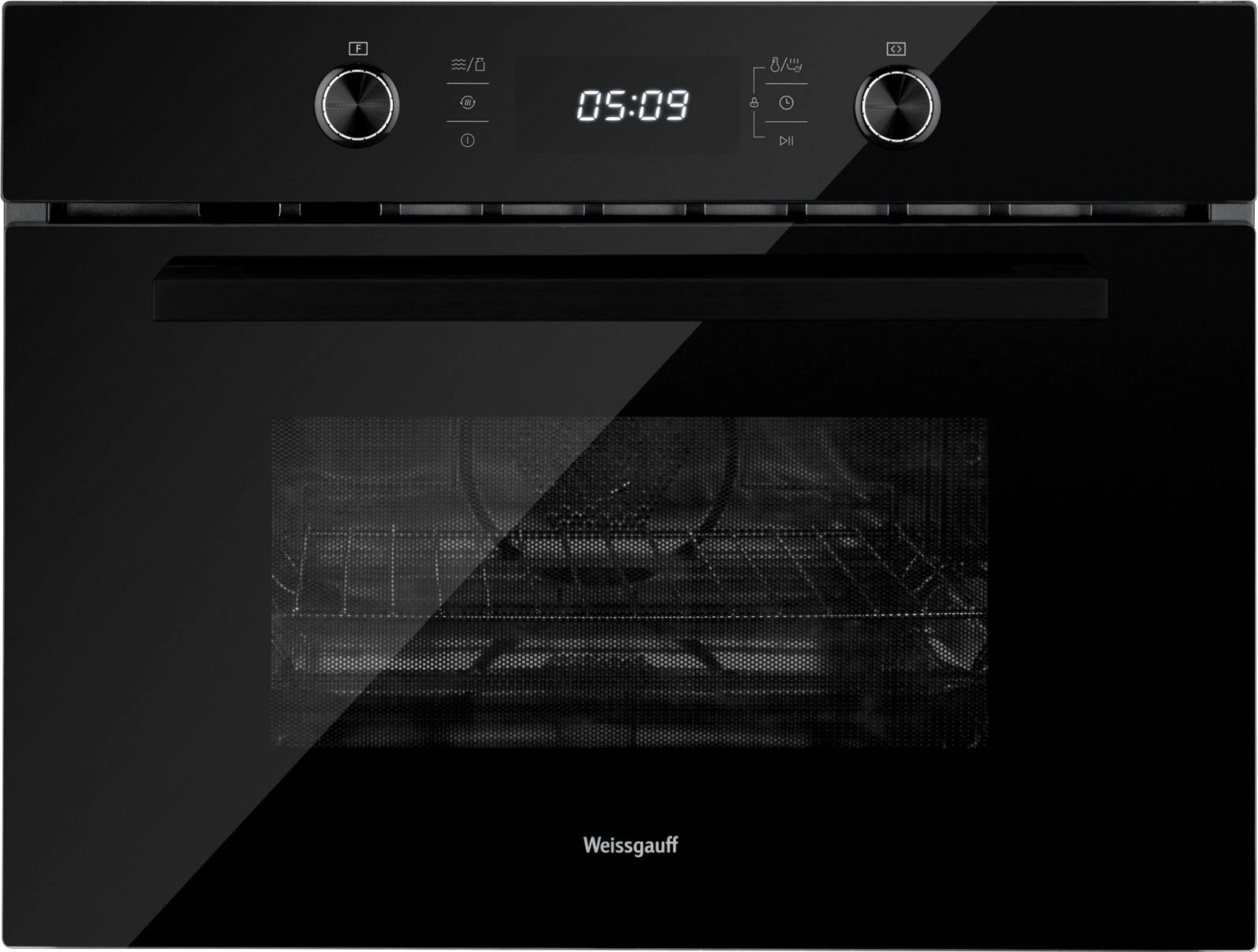 Духовой шкаф Электрический Weissgauff OE 449 PDB Black Edition, фото 2