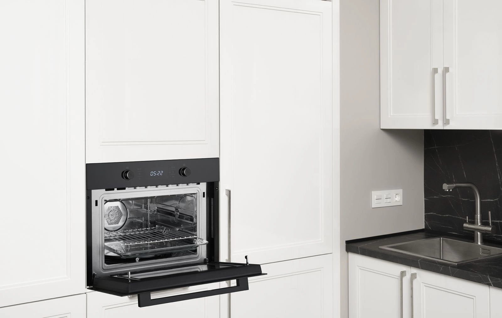 Духовой шкаф Электрический Weissgauff OE 449 PDB Black Edition, фото 7
