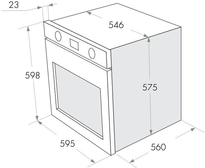 Духовой шкаф Газовый Maunfeld MGOG 673B, превью предыдущего фото