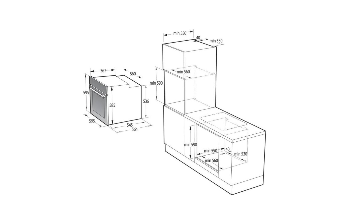 Духовой шкаф Gorenje BOS67372CLB, превью предыдущего фото
