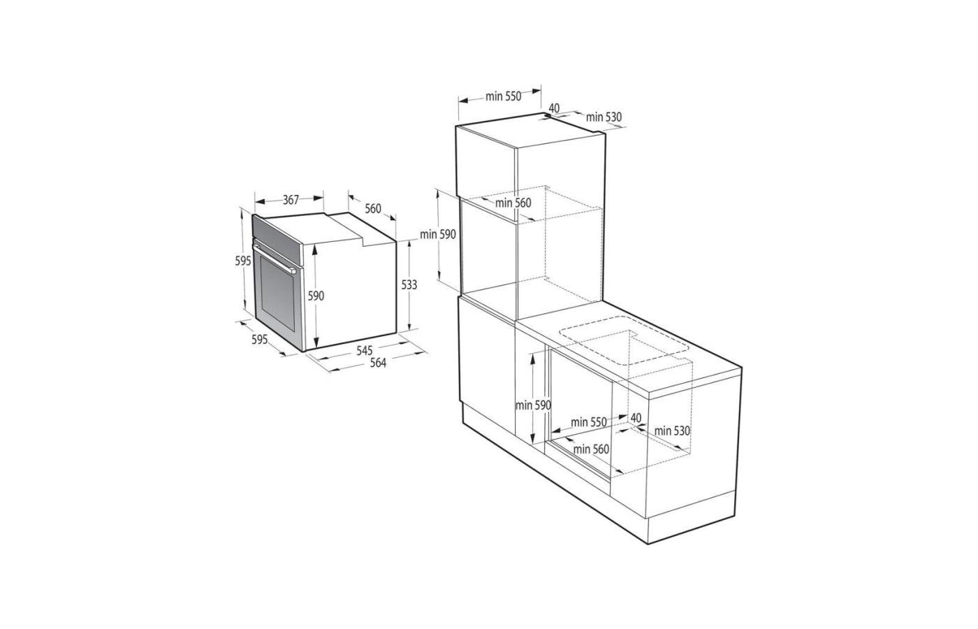 Духовой шкаф Gorenje BPS6737E14BG, превью предыдущего фото