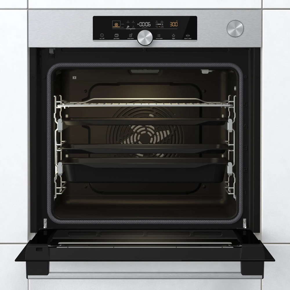 Электрический духовой шкаф Gorenje BPSA6747A08X, нержавеющая сталь, фото 6