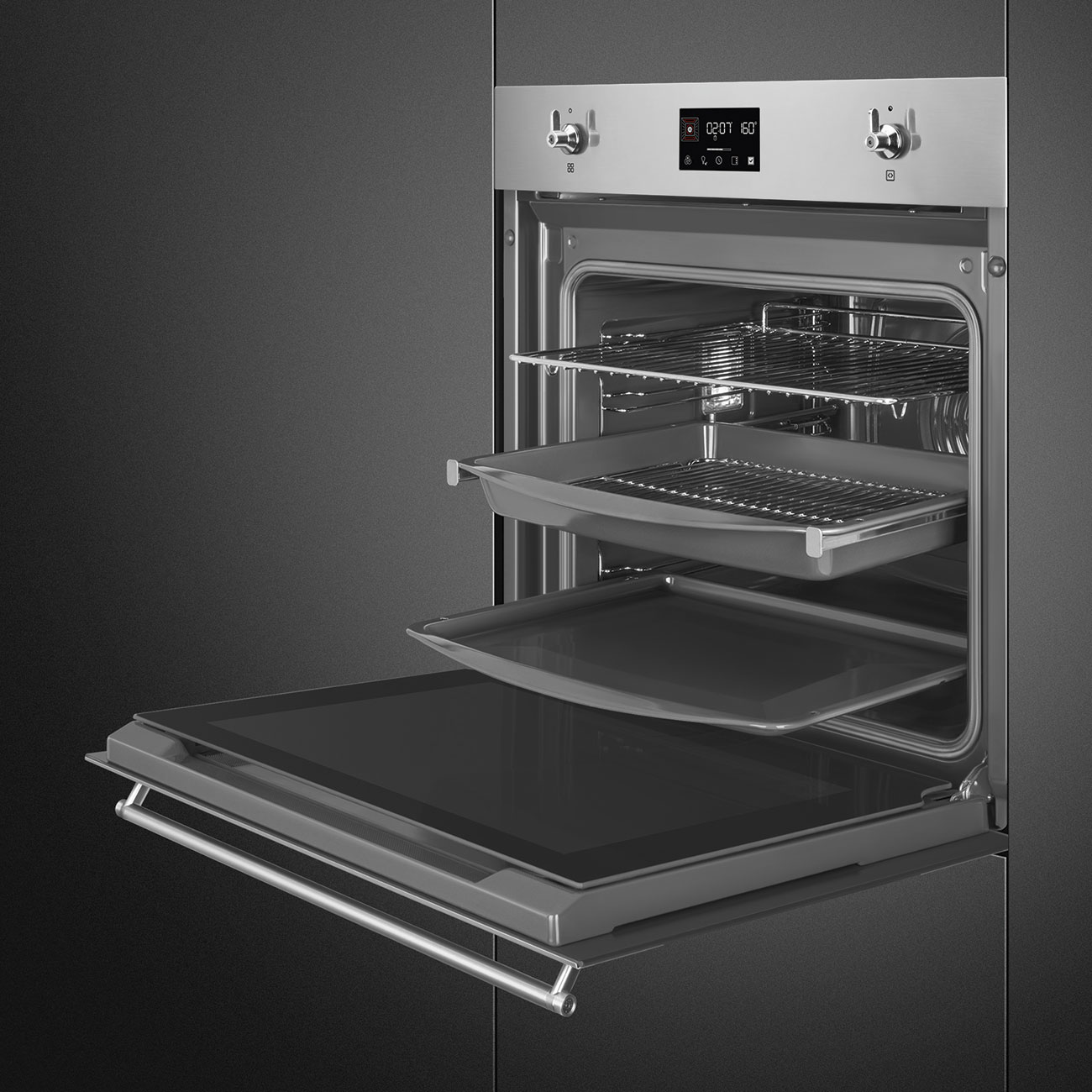 Электрический духовой шкаф Smeg SO6302TX, фото 6