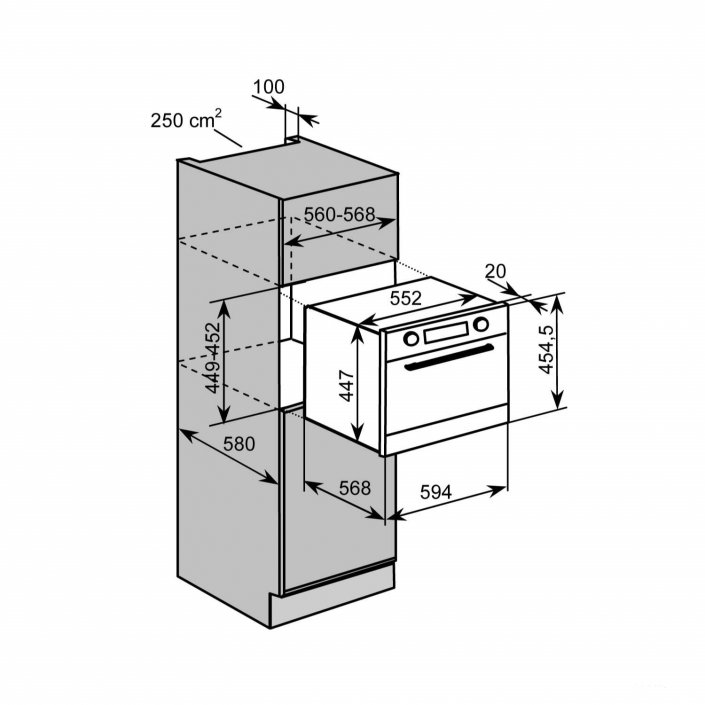 Электрический компактный духовой шкаф Samsung NQ5B4553FBK, превью предыдущего фото