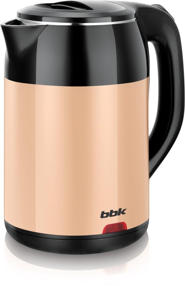 Электрочайник BBK EK1709P черный/бежевый