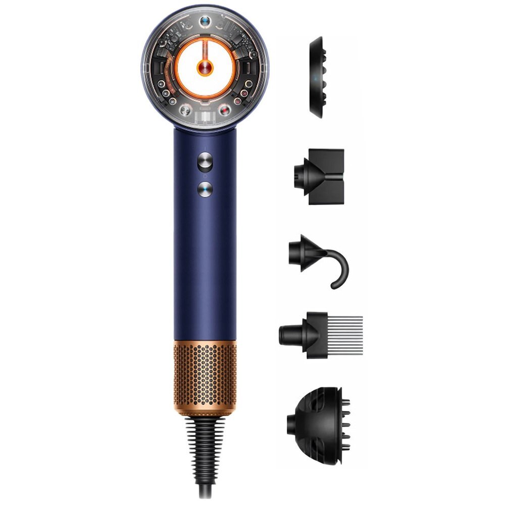 Фен Dyson Supersonic Nural HD16 Curly+Coily берлинская лазурь/медный (122701-01)