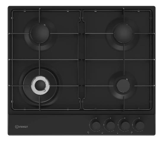 Газовая варочная панель INDESIT THPM 641 W/BK/I, фото 2