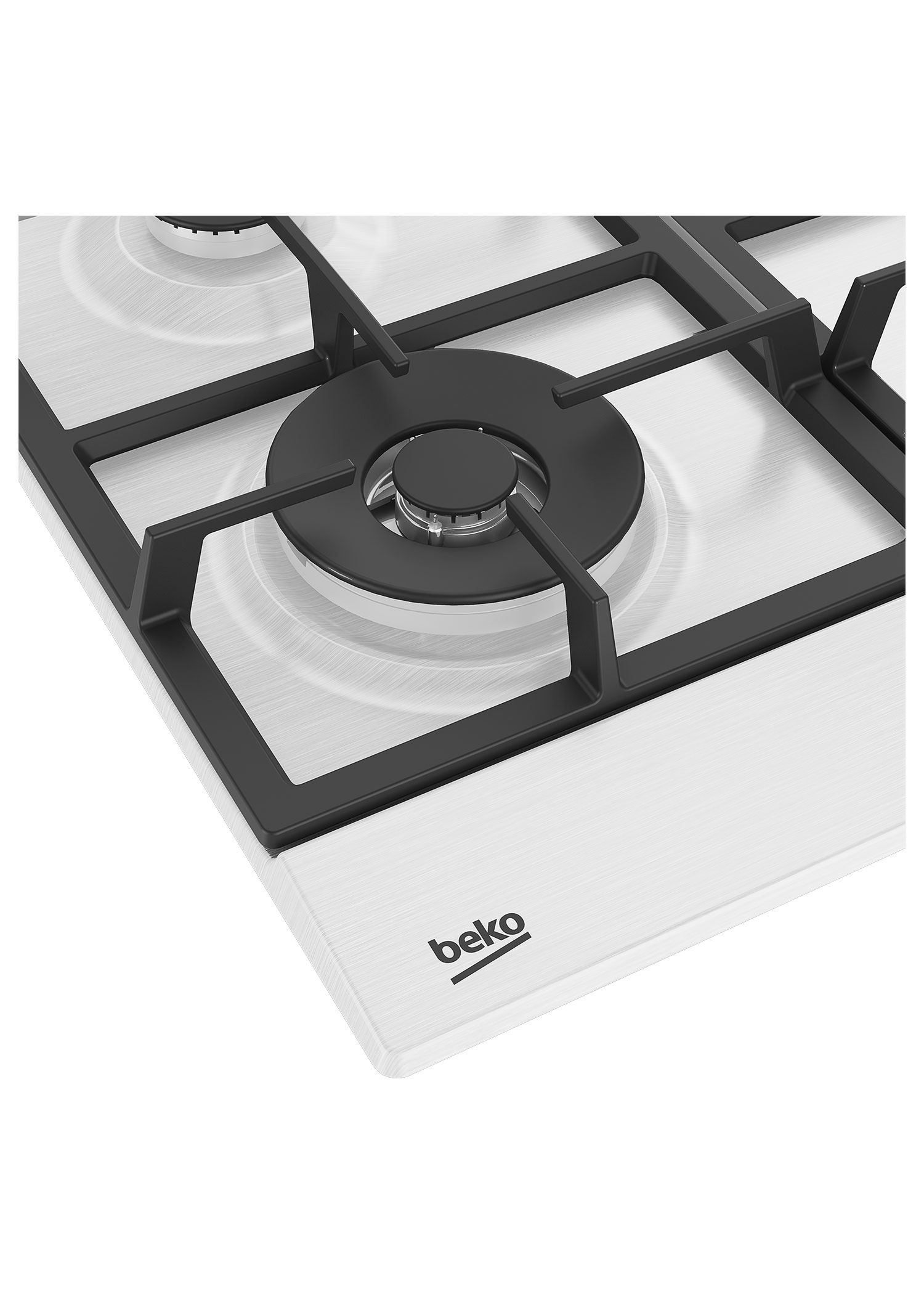 Газовая варочная поверхность Beko BHGM6422K5WW, фото 5