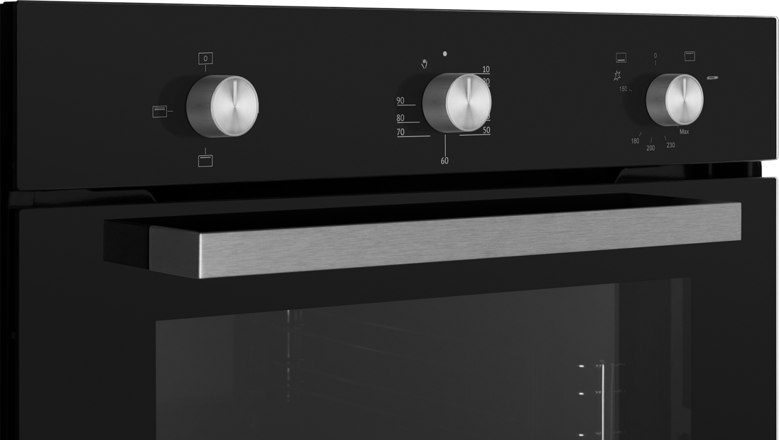 Газовый духовой шкаф Weissgauff WGO 706 BLACK GLASS, фото 8