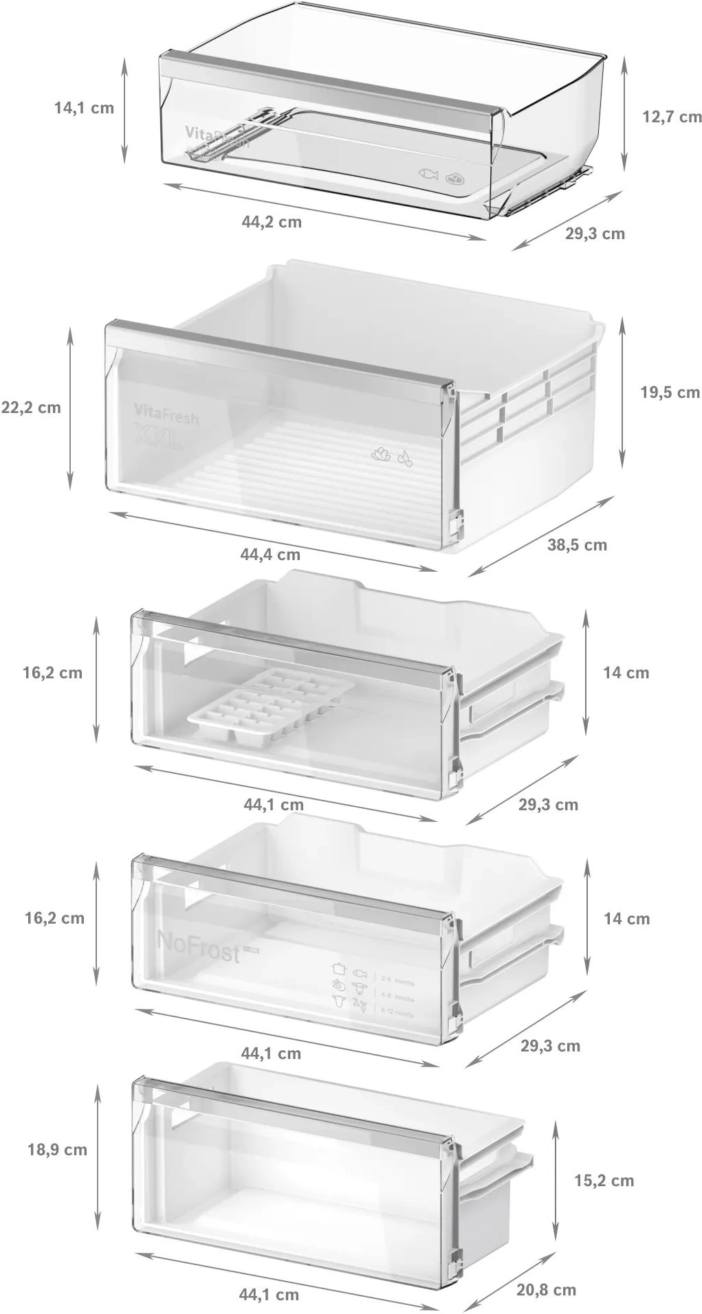 Холодильник Bosch KIN96VFD0, фото 4